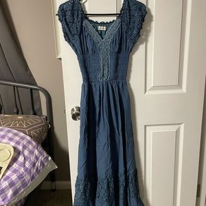 Blue Cottagecore Dress